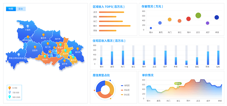 億信ABI數據可視化GIS地圖